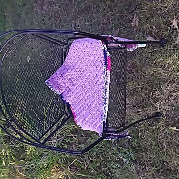 Afghan Scarf Shawl Winter Blanket - Shawl Hand Made - Picture 6 of 6